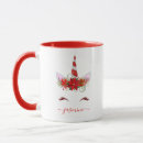 Search for unicorn christmas mugs Girly