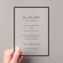 Search for acrylic save the dates Classic