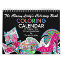 Search for adult calendars Colouring for adults