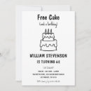 Search for funny cake invitations Simple