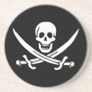 Search for pirate coasters Jolly roger