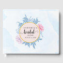 Search for bridal shower wedding guest books Dusty blue