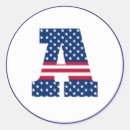 Search for red and white geometric stickers Patriotic