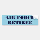 Search for retirement bumper stickers Military