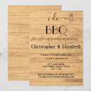 Search for rustic wood engagement party invitations Barbecue