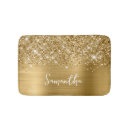 Search for metallic gold bath mats Glam