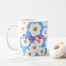 Search for blue daisy mugs Elegant