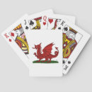 Search for welsh playing cards Red dragon