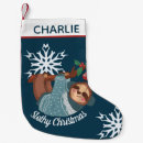 Search for sloth christmas stockings Cute
