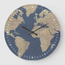 Search for world map clocks Vintage