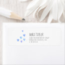 Search for teal heart return address labels For her