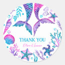 Search for starfish thank you stickers Coral