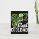 Search for funny fishing fathers day cards Reel cool dad