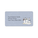 Search for snowmen return address labels Snowflakes