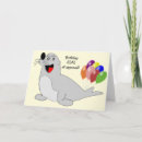 Search for seal birthday cards Animals