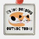 Search for funny cat christmas tree decorations Typography