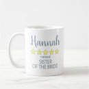 Search for sister of the bride mugs Bridal party