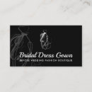 Search for bridal dresses business cards Fashion