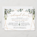 Search for elegant rehearsal dinner invitations Gold