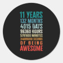 Search for eleventh birthday stickers 11th