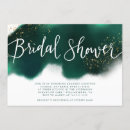 Search for emerald green bridal shower invitations Script