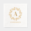 Search for initial napkins Wreath