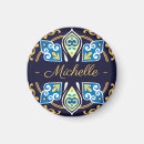 Search for oriental pattern magnets Blue