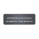 Search for wedding grey return address labels Initial