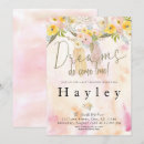 Search for dreams do come true invitations Watercolor