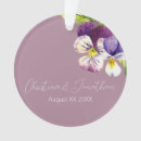 Search for violet flower christmas tree decorations Watercolor