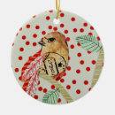Search for artist christmas tree decorations Red