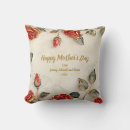 Search for red rose cushions Feminine
