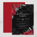 Search for red halloween invitations Black