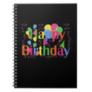 Search for happy birthday notebooks Colourful