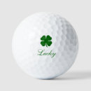 Search for lucky golf balls Shamrock