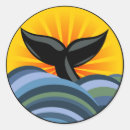 Search for ocean waves stickers Whale