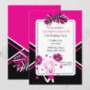 Search for hot pink black white invitations For kids