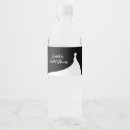 Search for halloween wedding water bottle labels Black and white