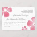 Search for pink watercolor wedding invitations Tropical