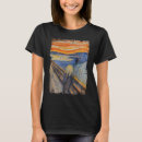 Search for edvard munch painting tshirts Scream