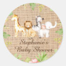 Search for baby shower jungle stickers Gender neutral