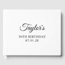 Search for 50th birthday guest books Stylish