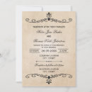 Search for parchment paper wedding invitations Swirls