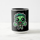 Search for cartoon zombie mugs Cute