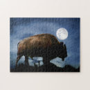 Search for buffalo bison puzzles Wildlife