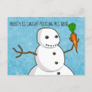 Search for funny nose cards Snowman