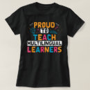 Search for multilingual tshirts Esl