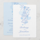 Search for birdcage wedding invitations Blue