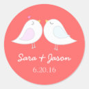 Search for love birds wedding stickers Cute