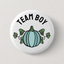Search for team boy baby shower badges Blue